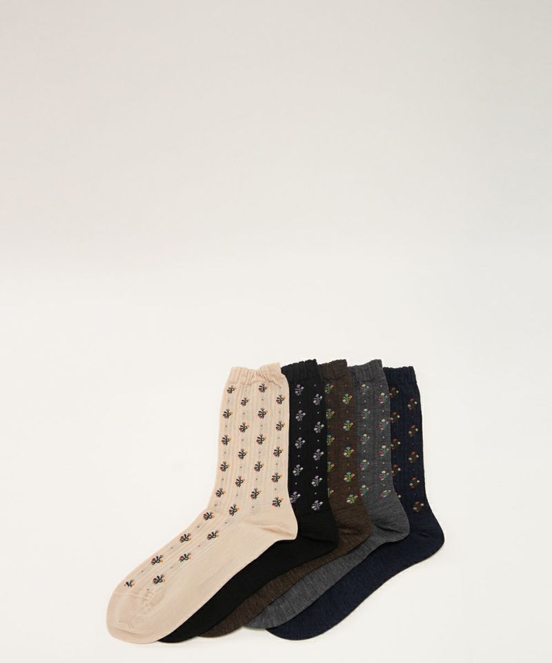 Flower Stripe, Black