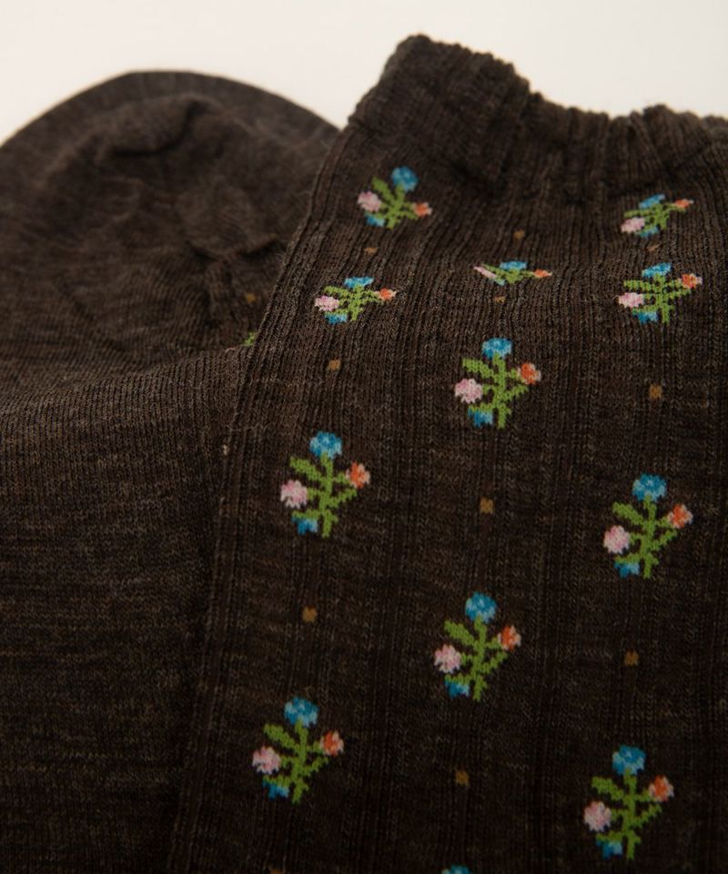 Flower Stripe, Brown