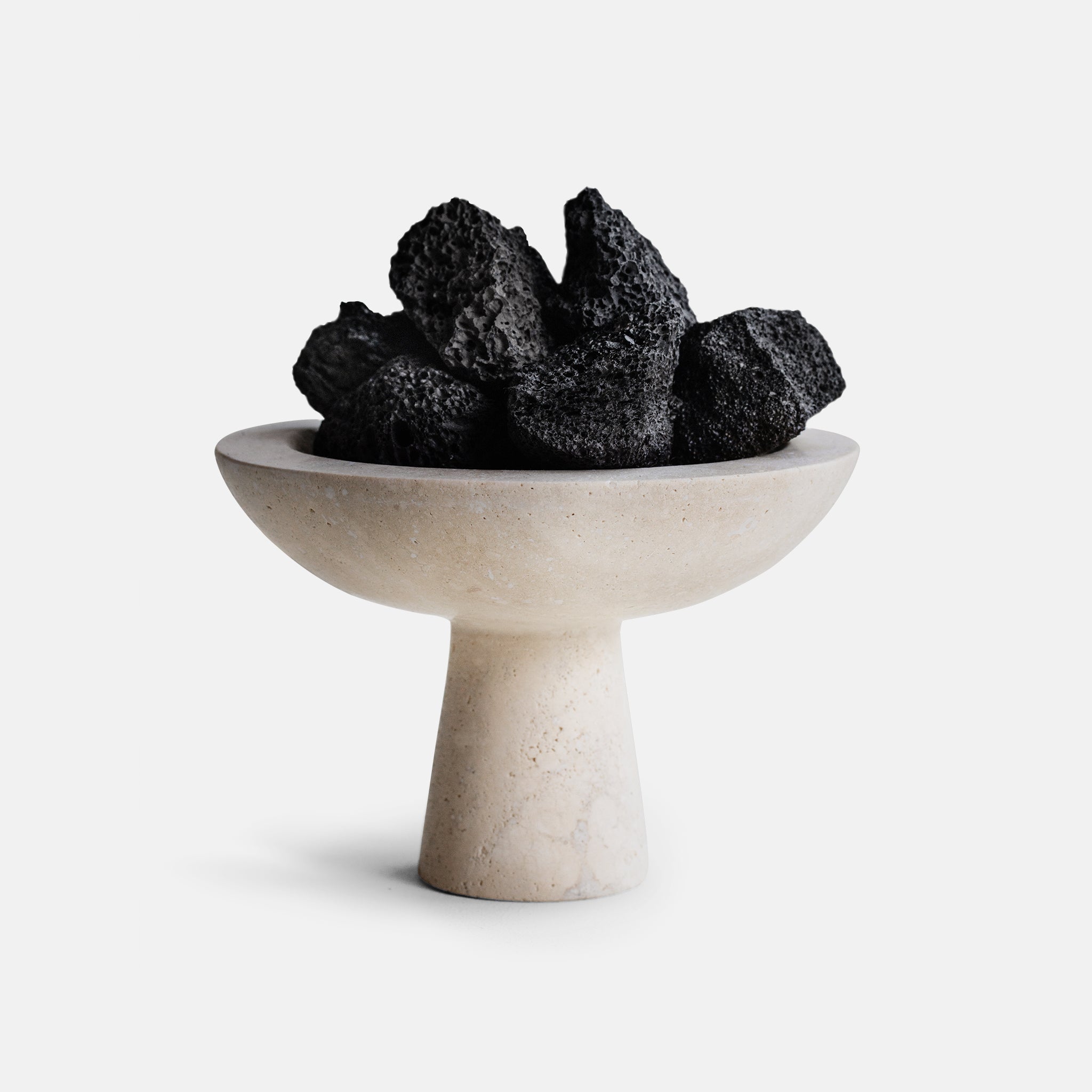 Centerpiece Travertin Diffuser med lavasten — No17 Therapy
