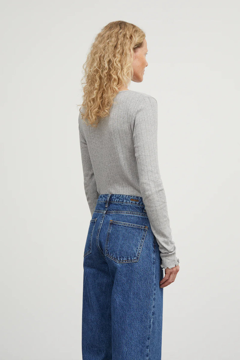 Edie Blouse, Grey Melange