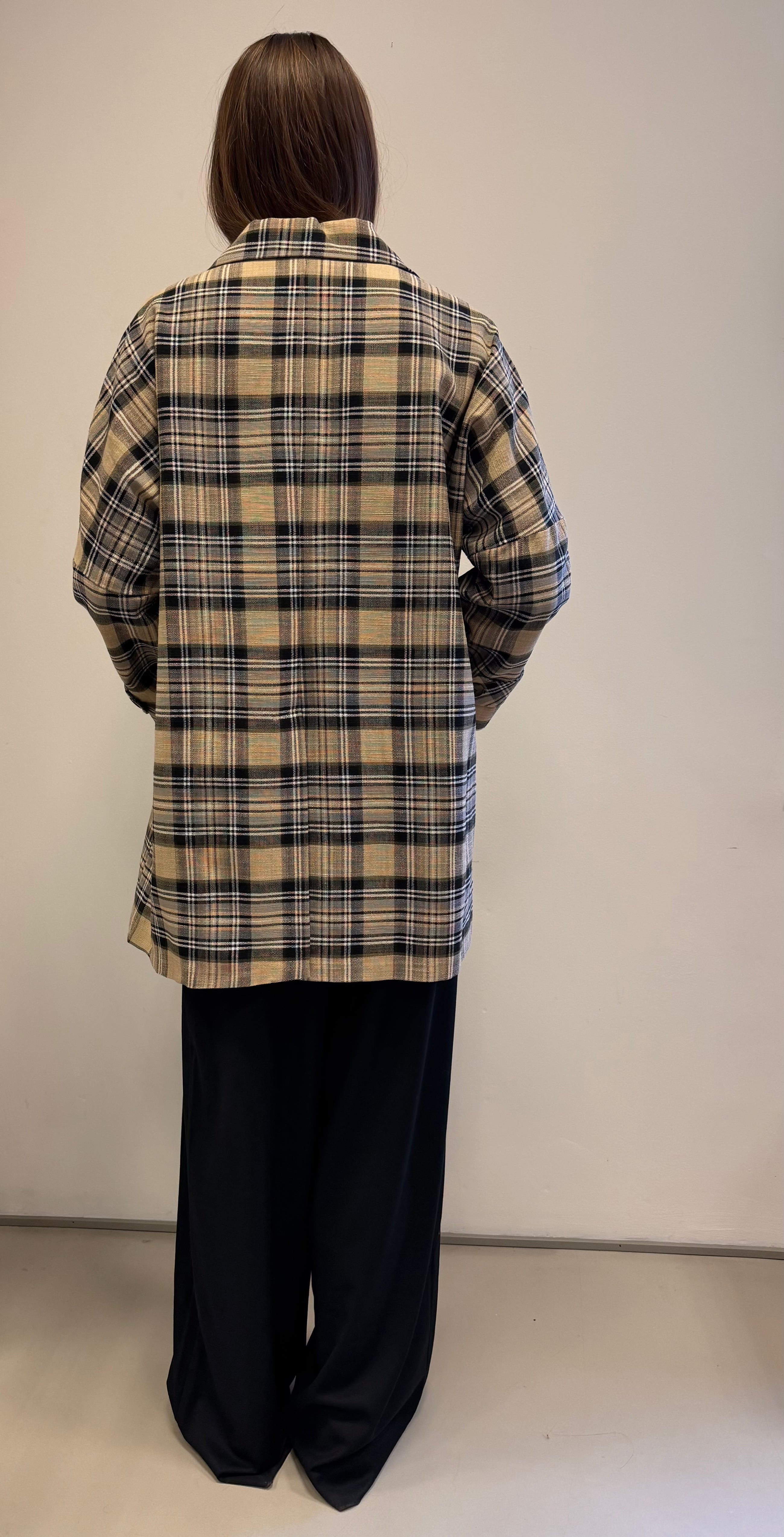 Summer Long Jacket, Big Check