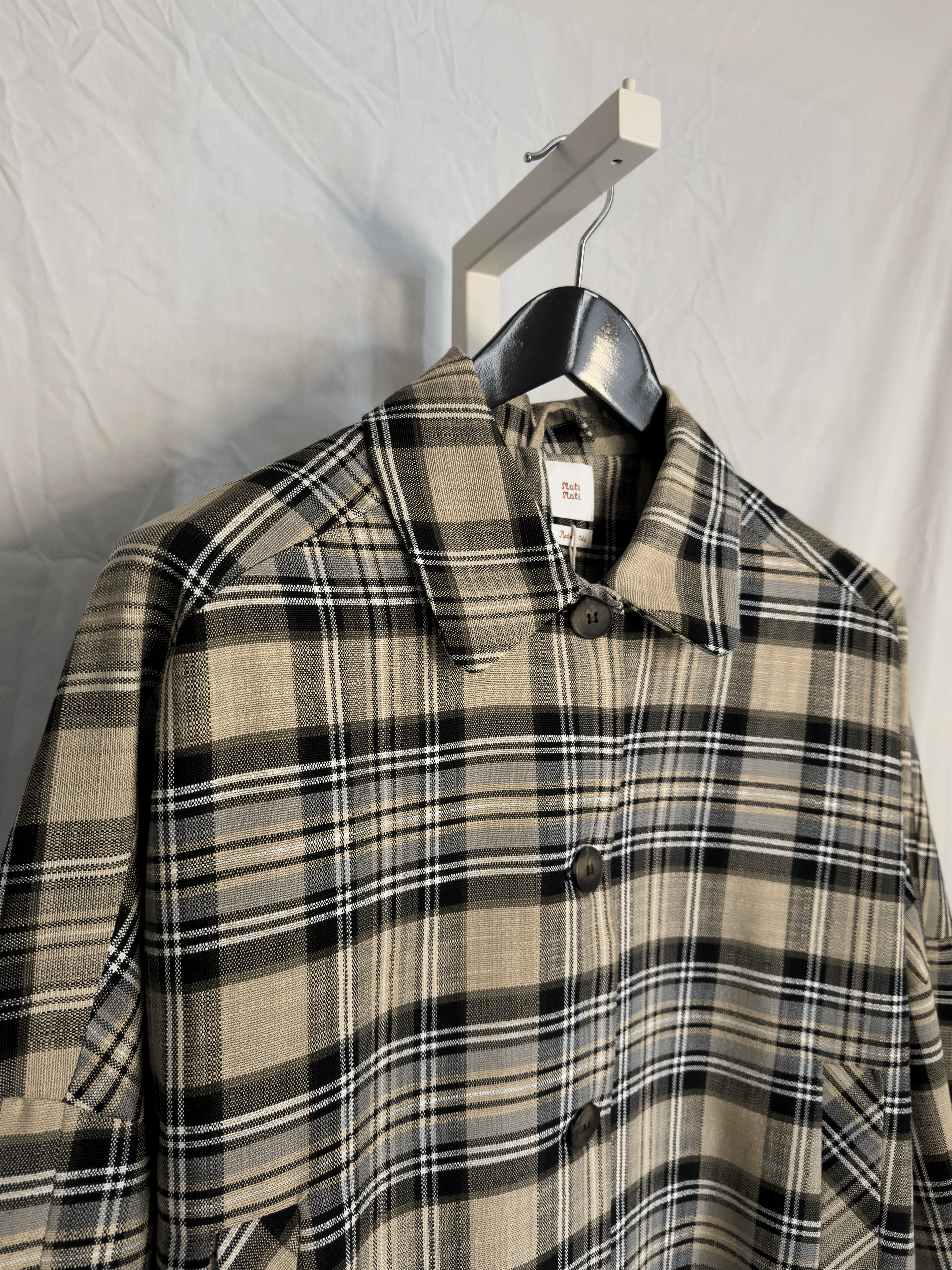 Summer Long Jacket, Big Check