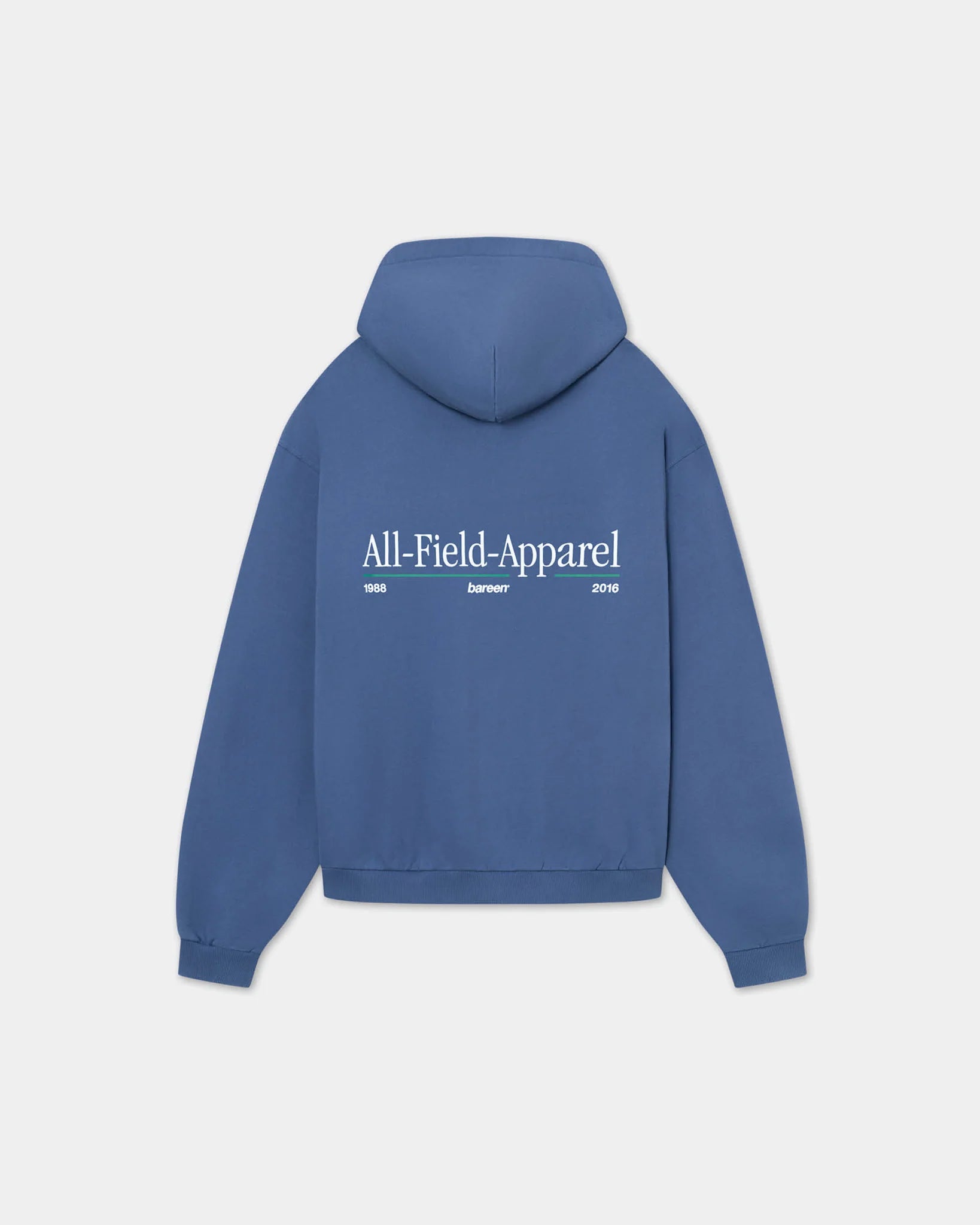 Oversized Zip Hoodie, All Field Apparel, Medival Blue
