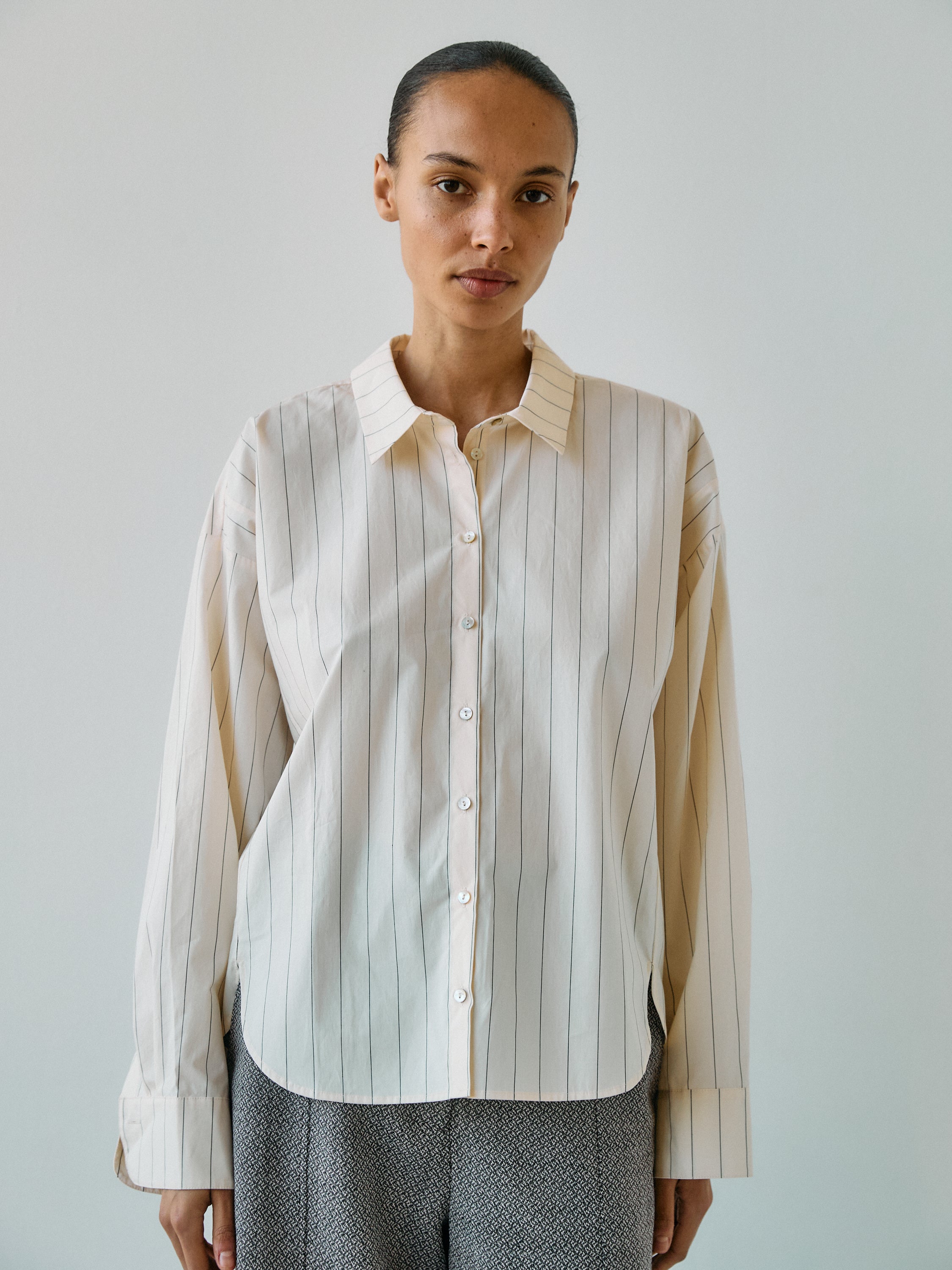 Beatrice Pinstripe Shirt,