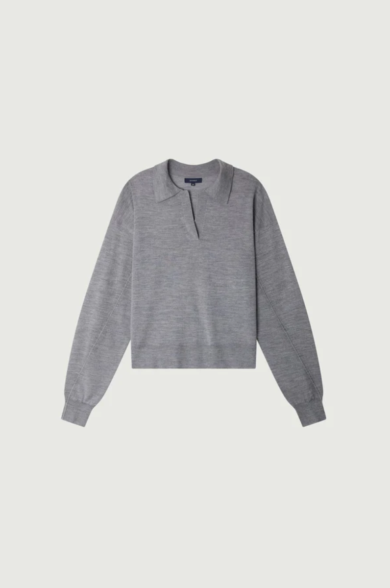 Fleming Pullover, Heather Grey