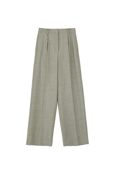 Thom Trousers, Light Grey/Ecru