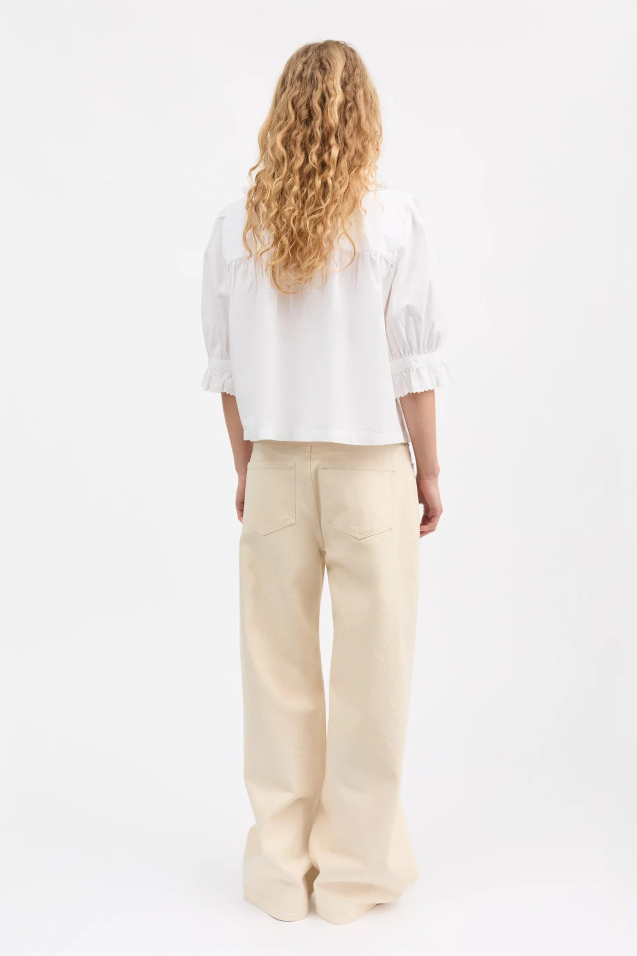 Viola blouse, Optic White