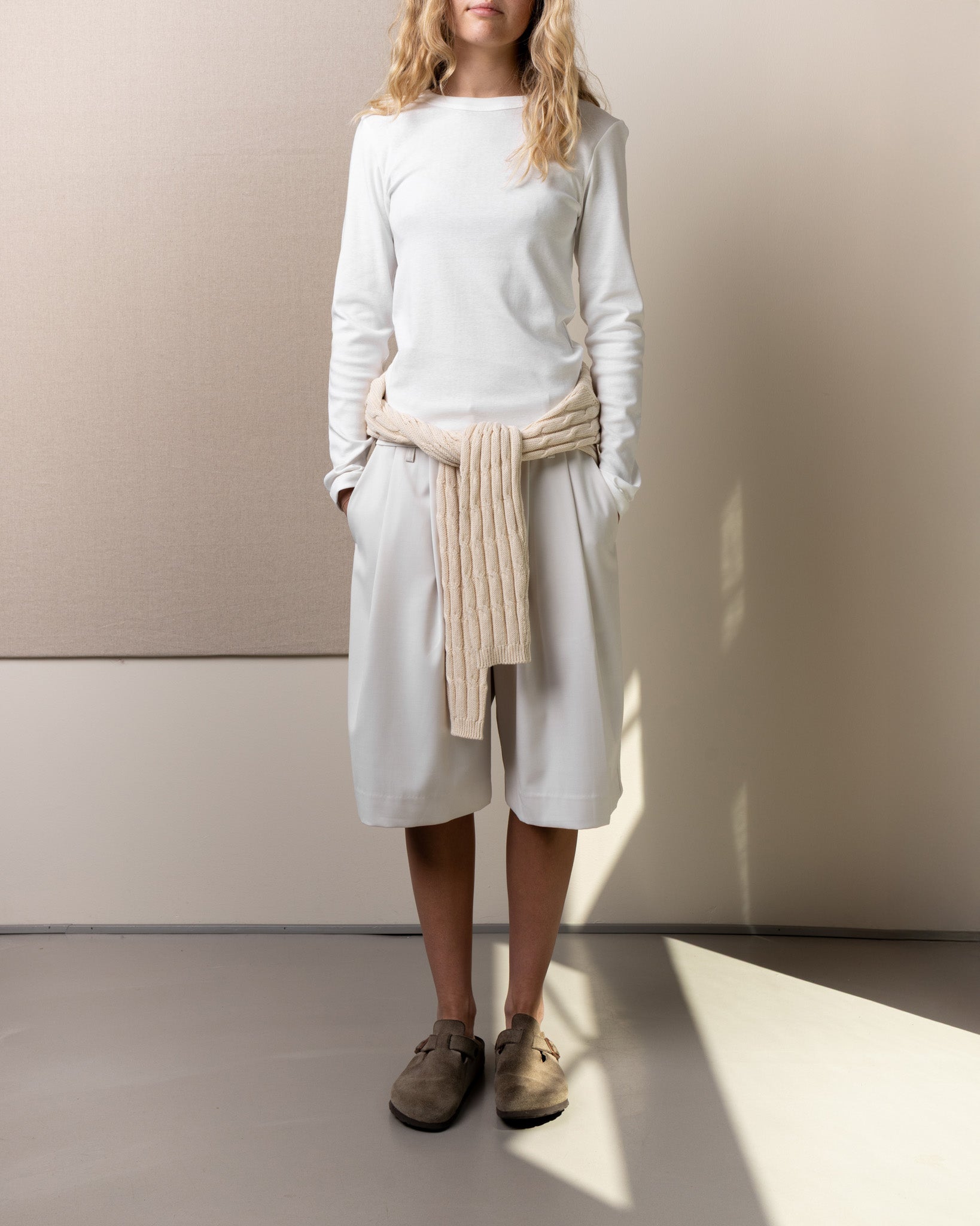 LouLou Shorts, Off White