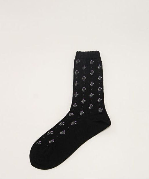 Flower Stripe, Black