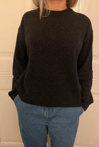 aeterna knit no.1, Dark Grey Melange