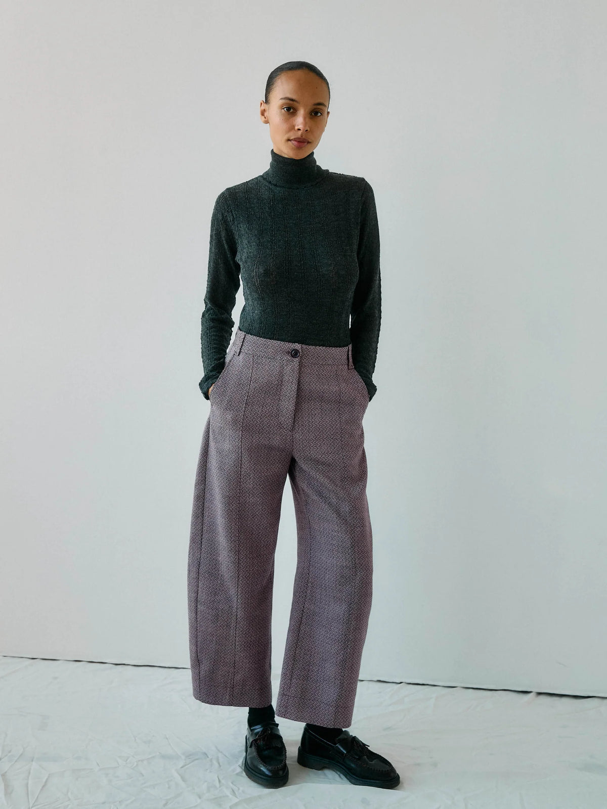 Donna Wool Trousers