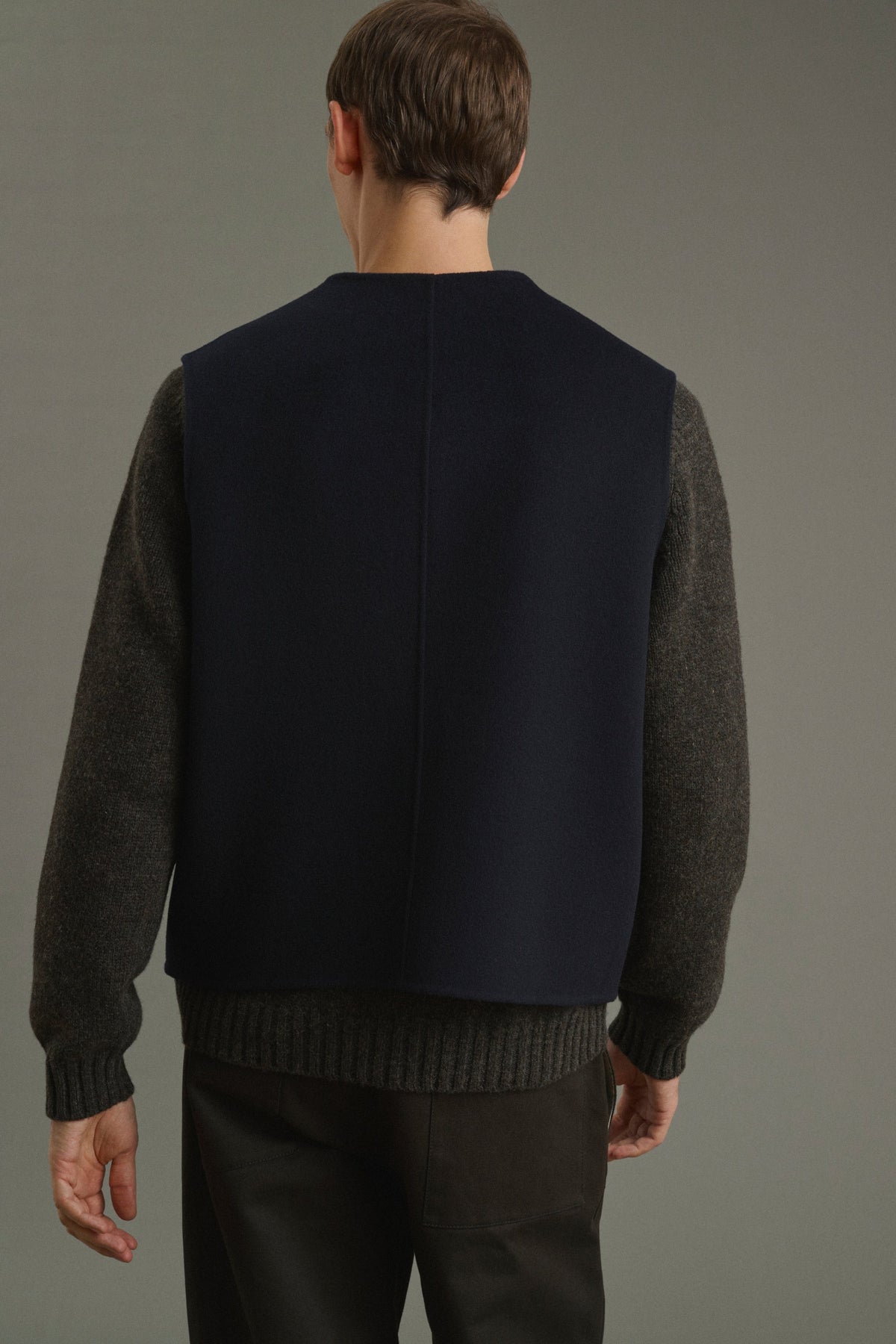 Soeur Romain vest deep navy