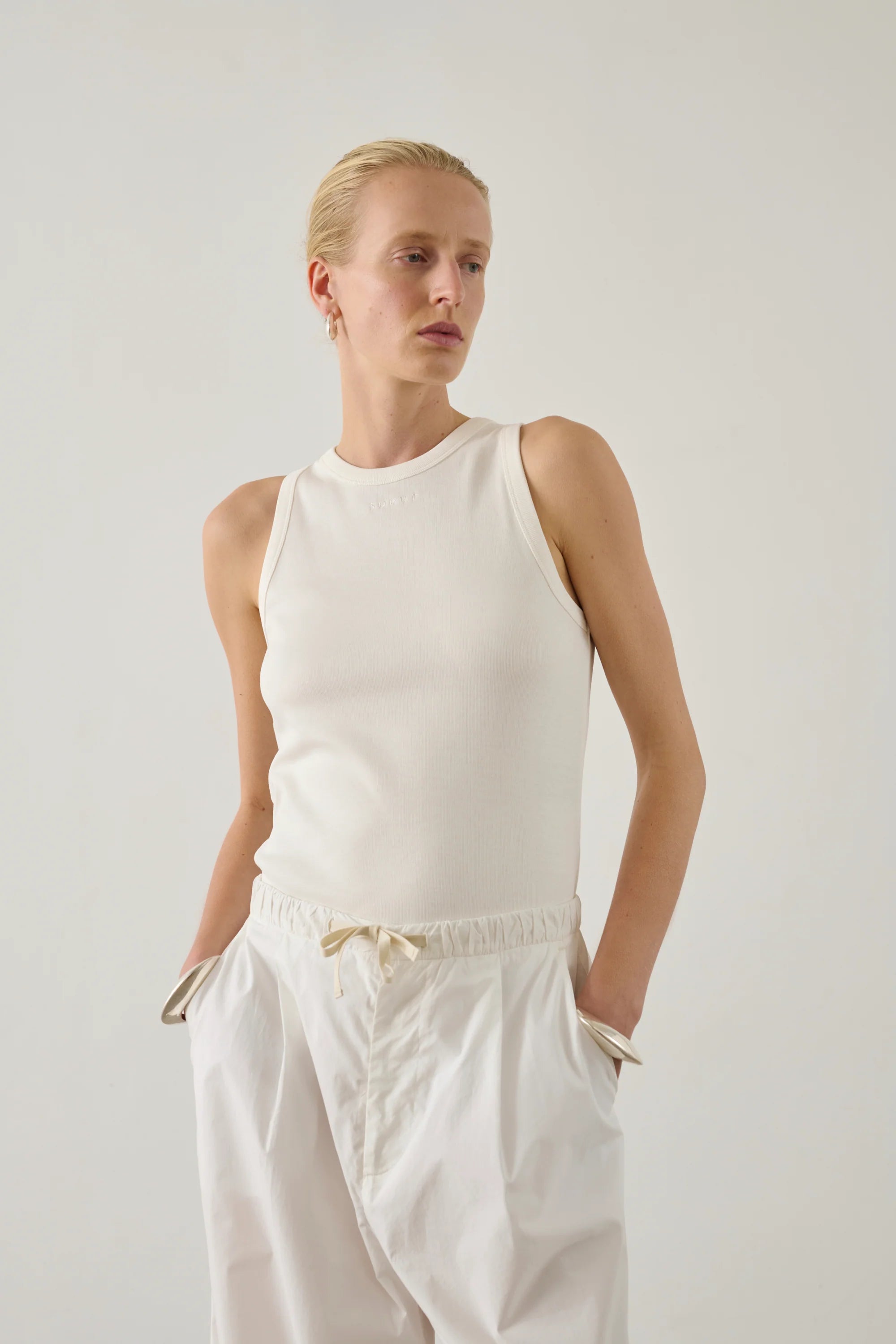 Dolly Top, White (Blanc)