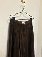 LOULOU PANTS CORDUROY, DARK BROWN