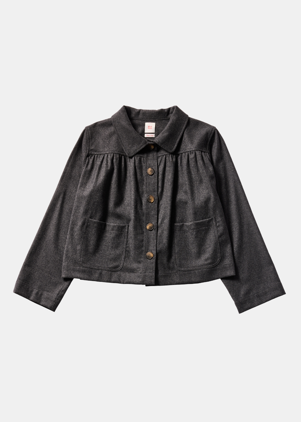 Bella Short LS Jacket, Grey