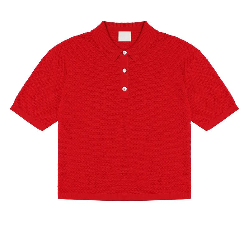 High Twist Polo, Red