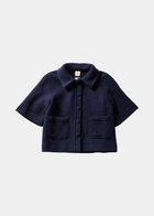 Amanda 2/4 Shirt, Navy