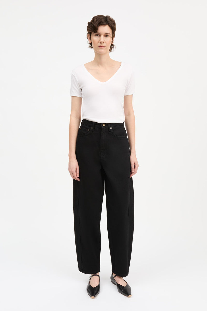 Bille Barrel Jeans, Black