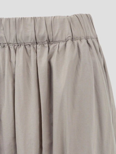 Ocean Poplin Skirt, Flint Grey
