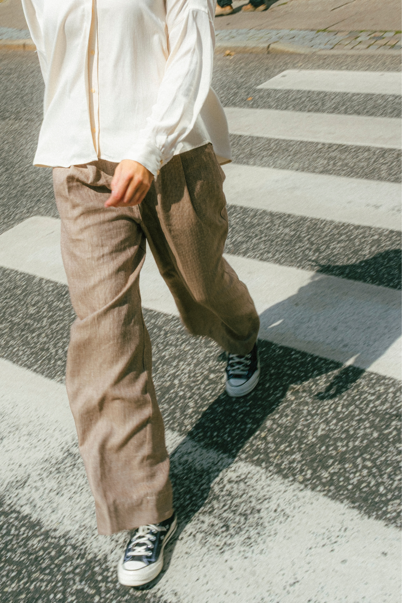 Jette HW Pants, Mini Check