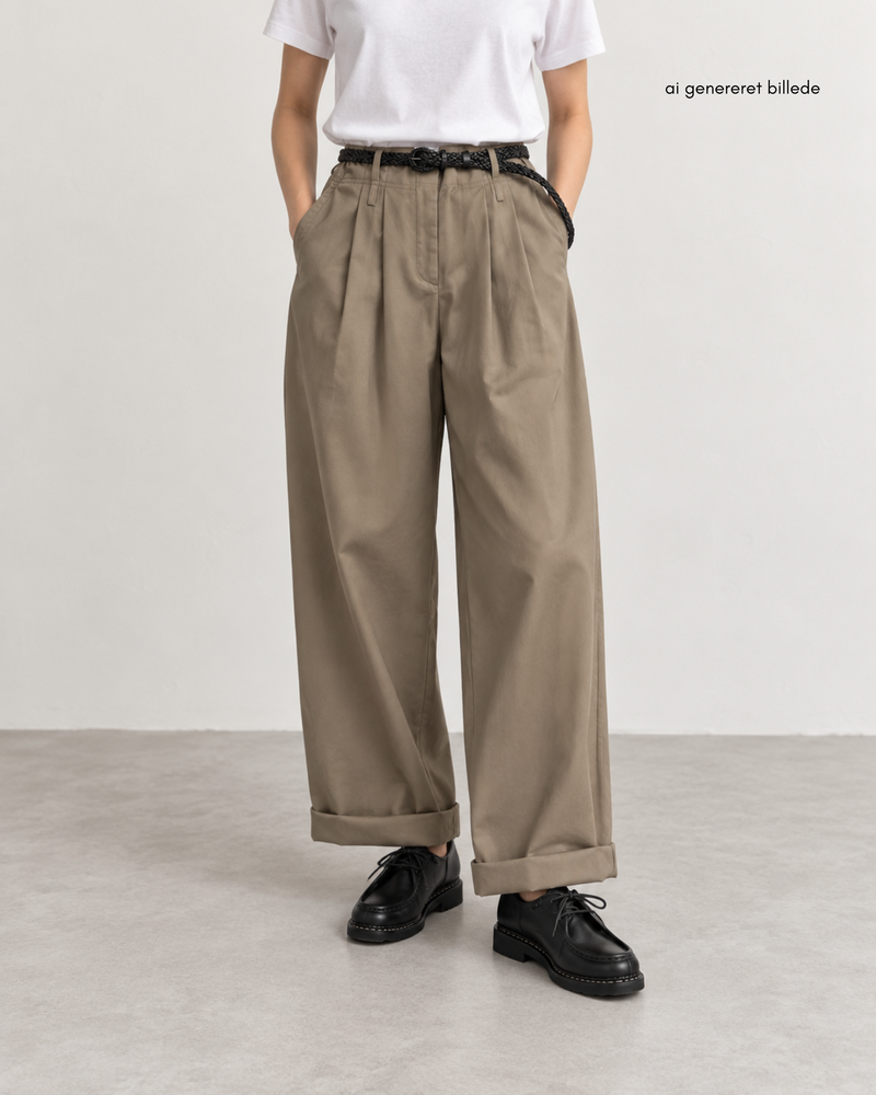 LouLou Cotton Pants, Camel