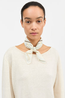 Skall floral scarf, Off White