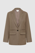 GZpaula Blazer,  Dark timberwolf melange