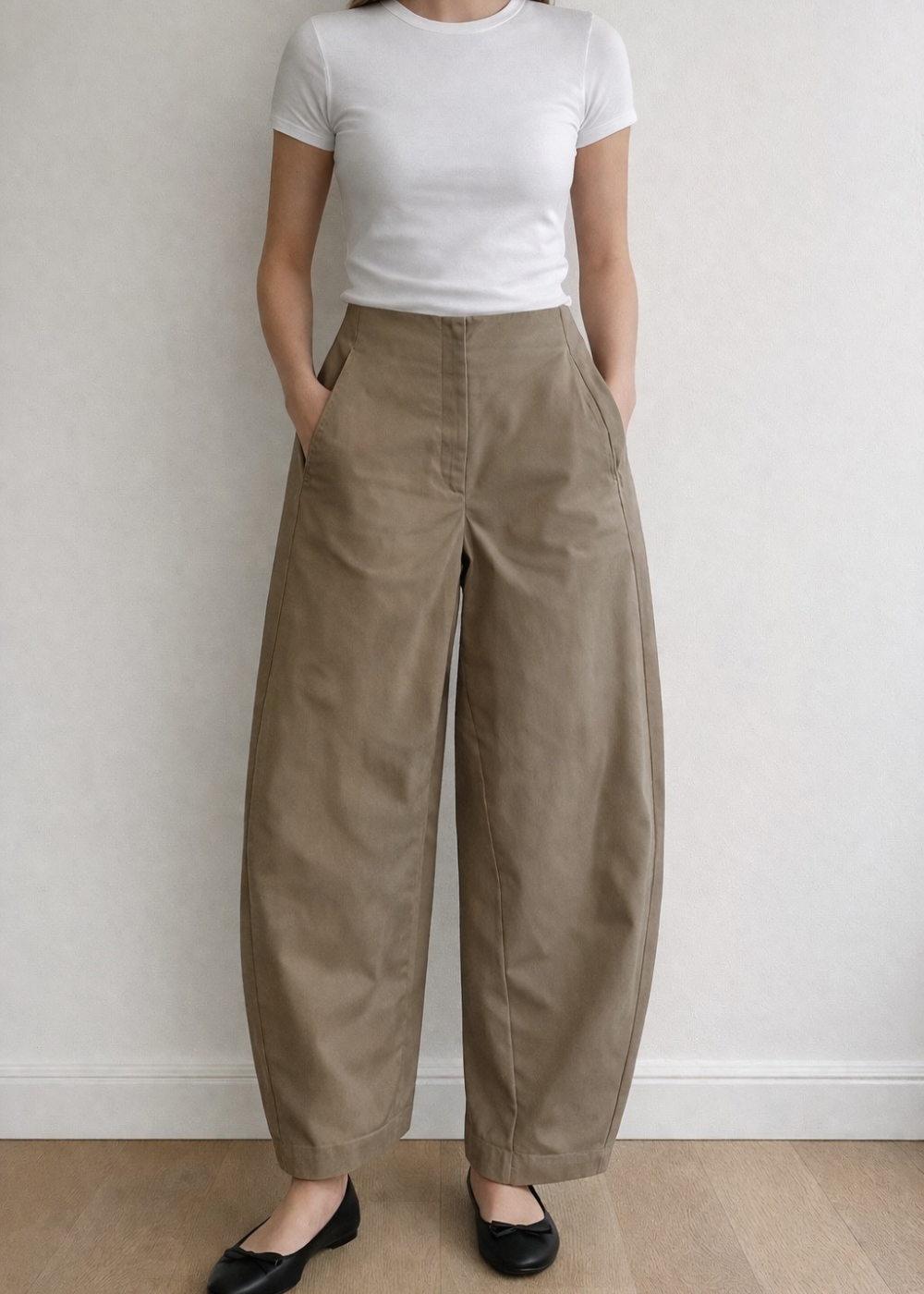 Gego barrel pants, Sand