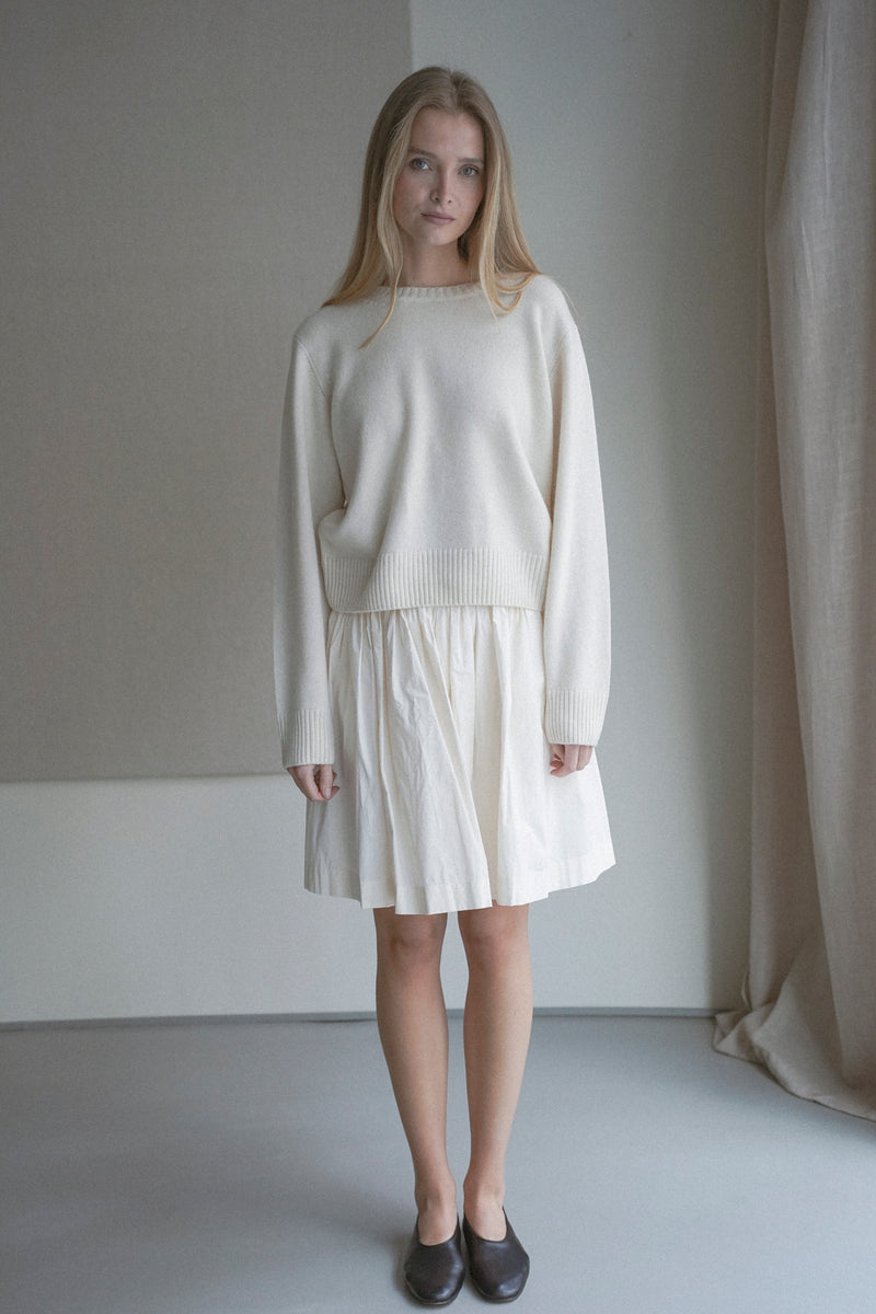 Inga Sweater, Pure Ecru