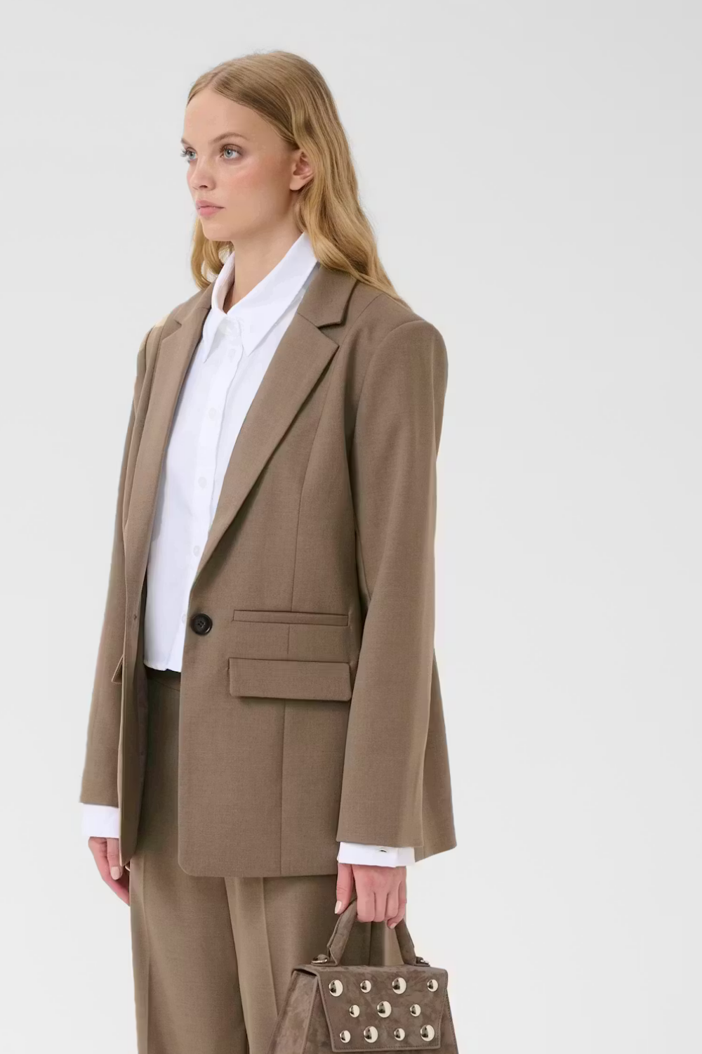 GZpaula Blazer,  Dark timberwolf melange