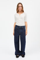 Liv henley Tee, Optic White