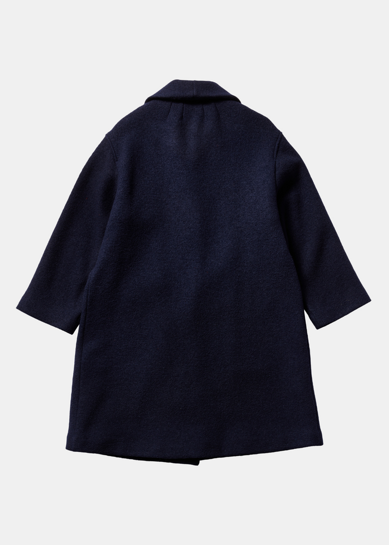 Astrid Long Coat, Navy