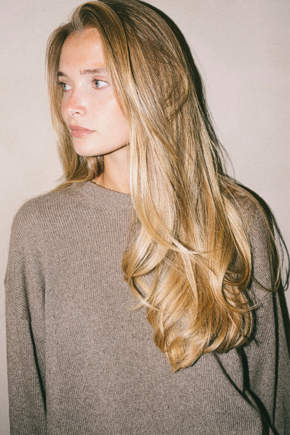 aeterna knit no.1, Natural Mélange