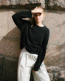 aeterna knit no.1, Dark Grey Melange