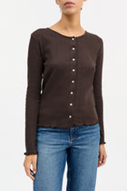 Edie Cardigan, Dark Brown