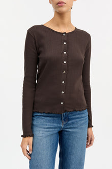 Edie Cardigan, Dark Brown