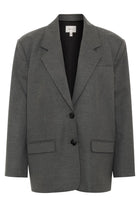 GZpaula OZ blazer, Dark grey melange