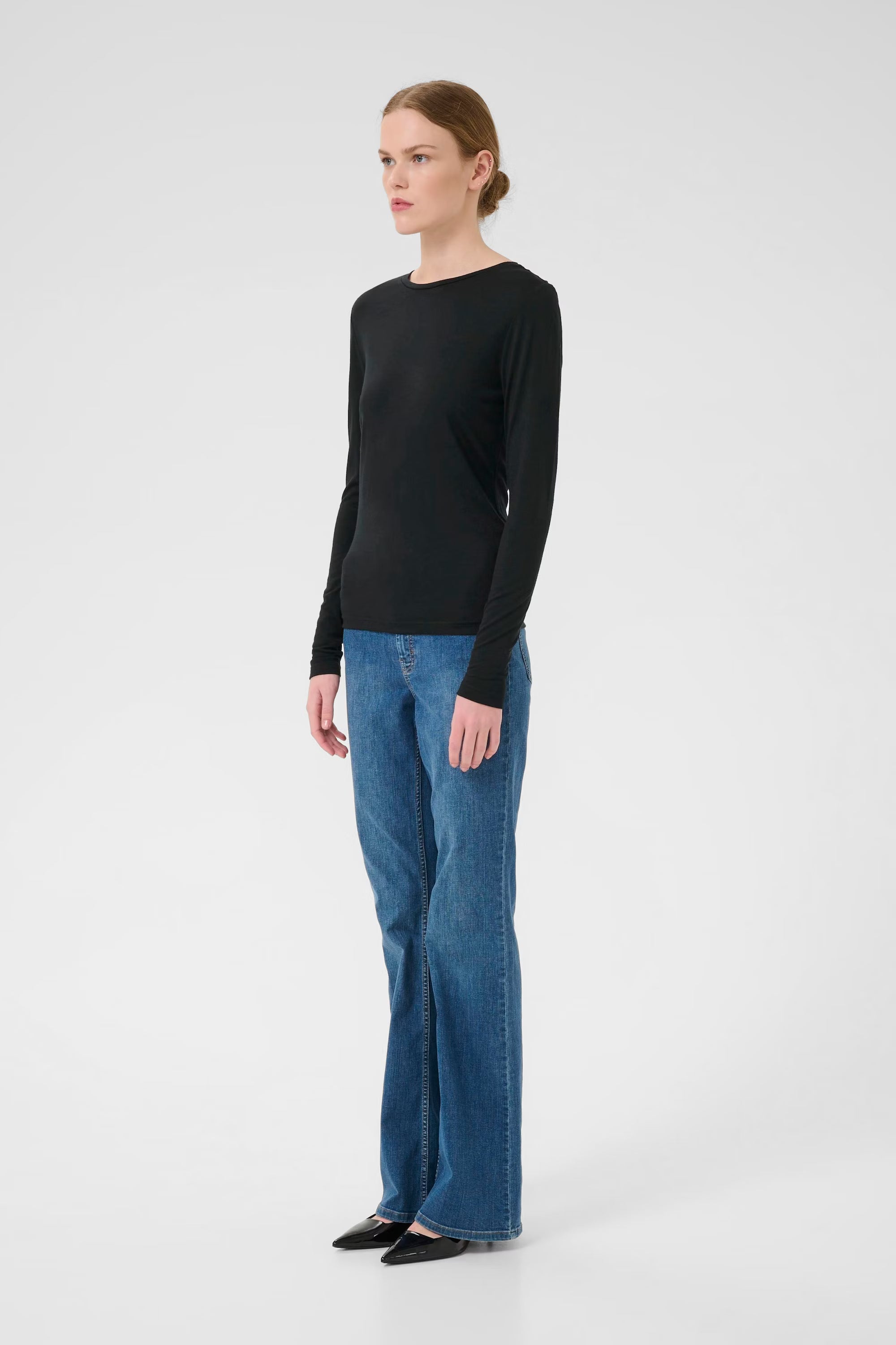 NiniaGZ ls wool roundneck, Black