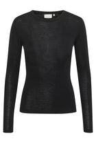 NiniaGZ ls wool roundneck, Black