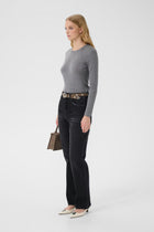 GZasia Pullover, Medium Grey Méla