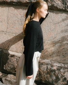 aeterna knit no.1, Dark Grey Melange