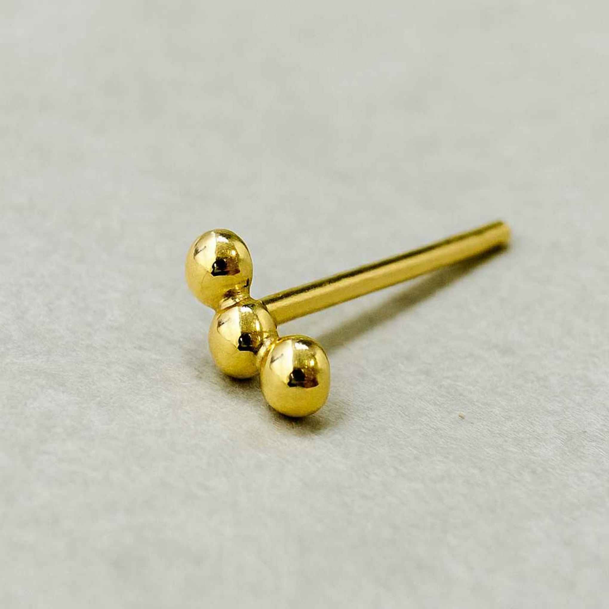 3 Dots Ørering, 18K GOLD