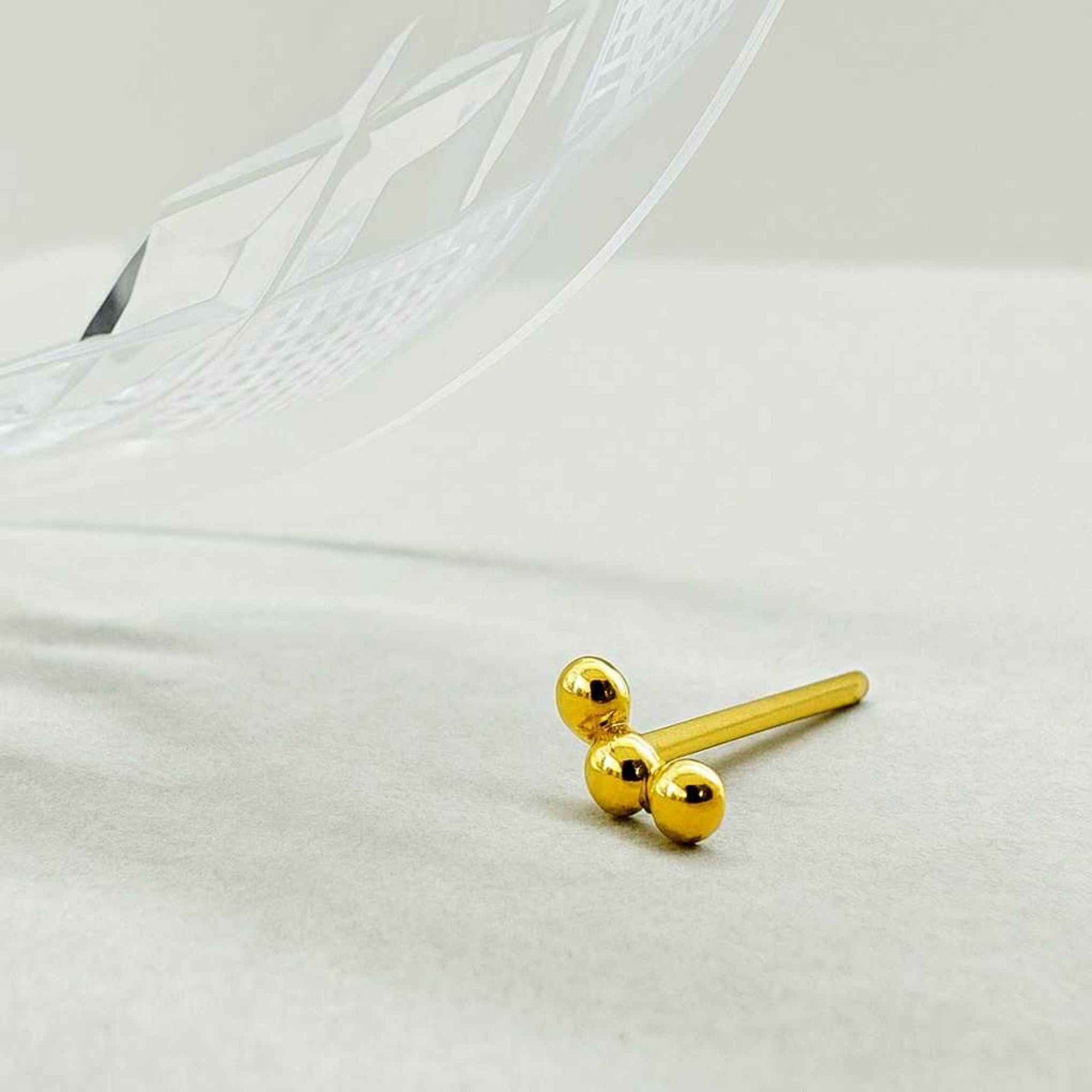 3 Dots Ørering, 18K GOLD