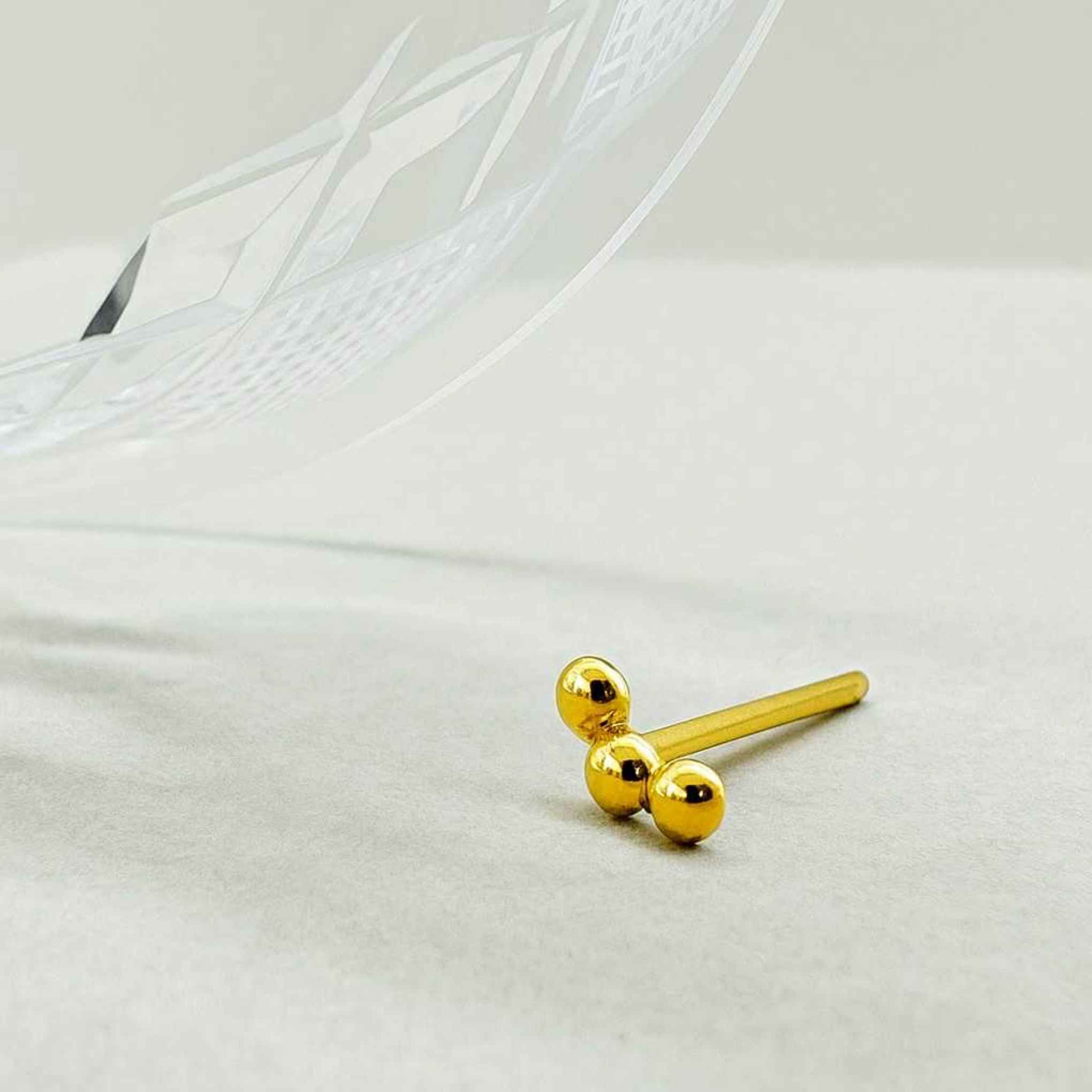 3 Dots Ørering, 18K GOLD