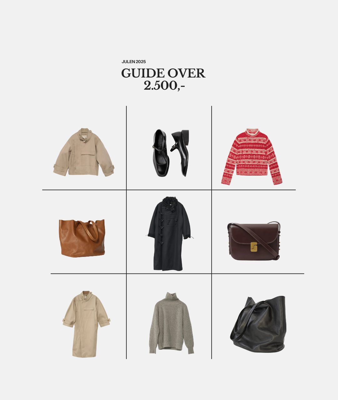 Gaveguide over 2.500,-