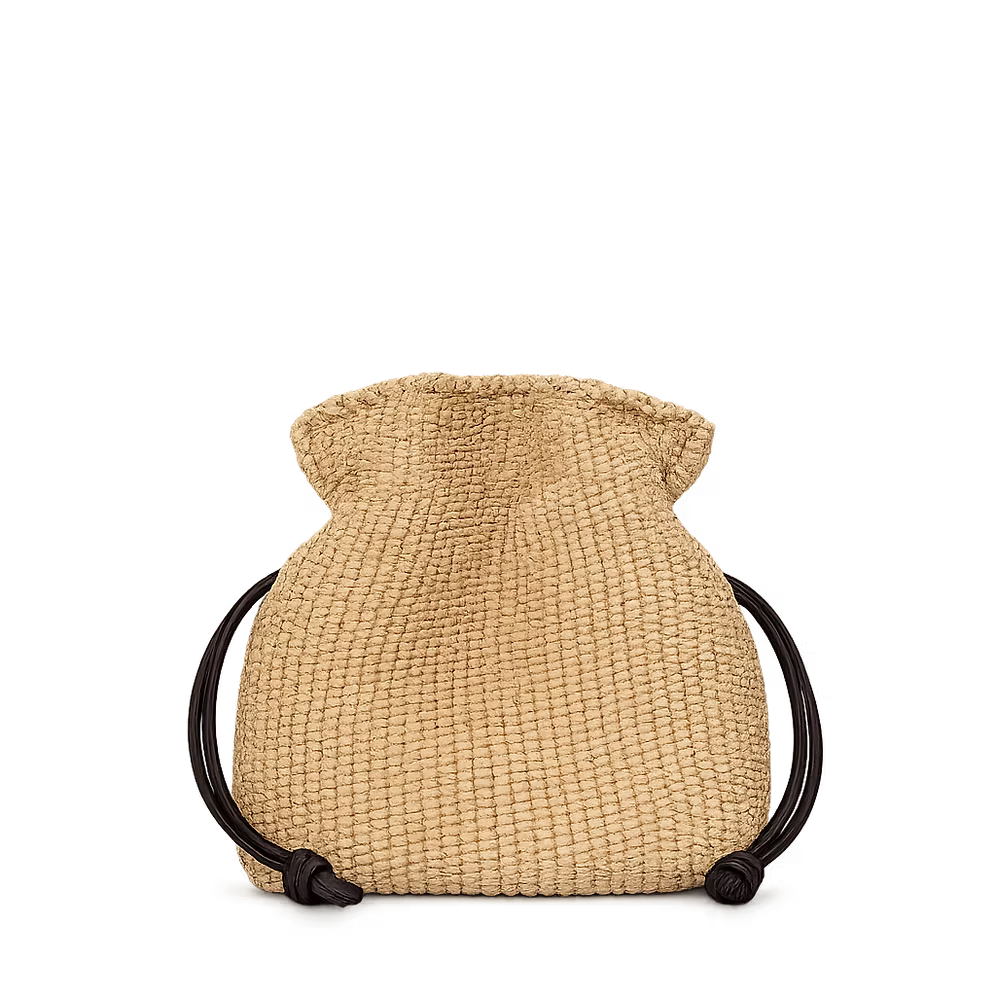 Camilla Mini Raffia, Natural/Testa Moro