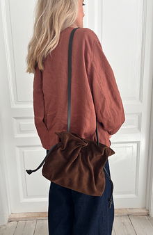 Camilla Bag Large, Suede Mocha