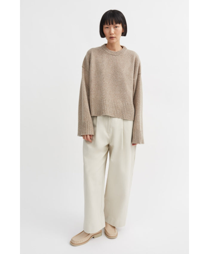 Campa Jumper, Light Brown Mouline