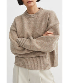 Campa Jumper, Light Brown Mouline