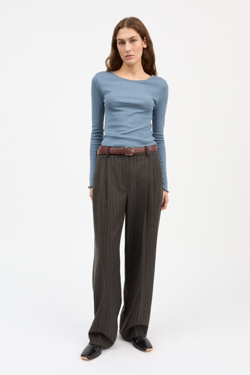 Edie Blouse, Faded Blue